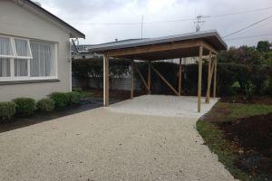 timber carport