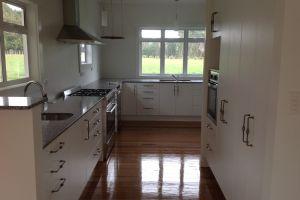 character kitchen polished wooden floors