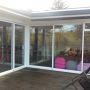 large sliding doors to deck