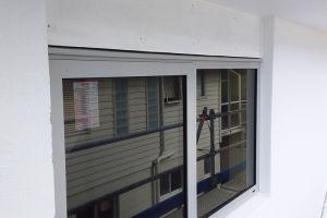 Installation of new double glazed aluminium window